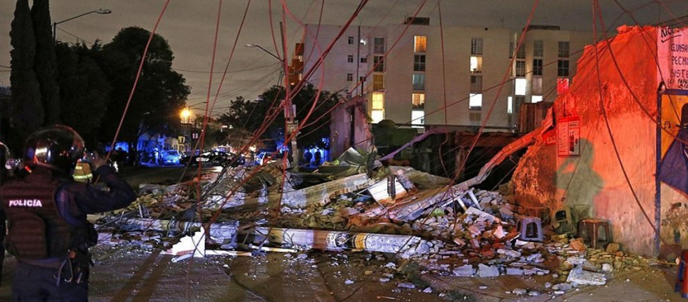 Νέα σεισμική δόνηση 5,9 Ρίχτερ στο Μεξικό - Στους 307 οι νεκροί